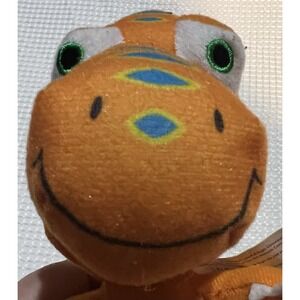 Nanco Dinosaur Train Buddy Orange T-Rex Plush 7" Jim Henson Stuffed Animal